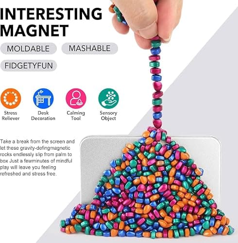 350pcs Fidget Toys, Fidget Gifts Adults, Desk Fidgets Toys for Office Stress/Anxiety Relief ，Novelty Gifts for Teen and Adults (350PCS) thumbnail 3