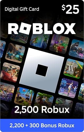 Roblox Digital Gift Card - 2,500 Robux [Includes Exclusive Virtual Item] [Digital Code] - 25 - Image 1
