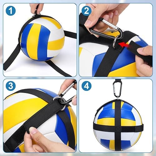 TOBWOLF Volleyball Spike Trainer, Elastic Self-Training Volleyballs Resistance Band, Volleyball Equipment Training Aid Improves Serving, Jumping, Arm Swing Mechanics and Spiking Power thumbnail 6
