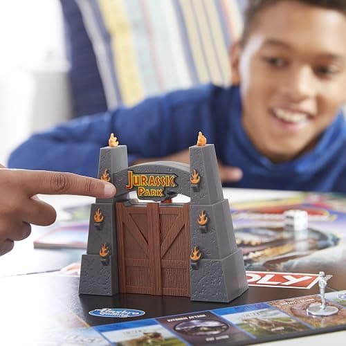 Monopoly : Edition Jurassic Park, Jeu de Plateau pour Enfants, dès 8 Ans, Multicolore, L thumbnail 2