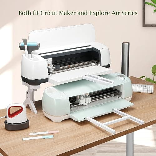 AOOIIN Extension Tray for Cricut Maker 4/Maker 3/Maker and Explore 4/3/2/Air, Cutting Mat 12x12 Holder for Cricut Maker and Explore Air Series, Tray Extender Compatible with Grip Mat thumbnail 3