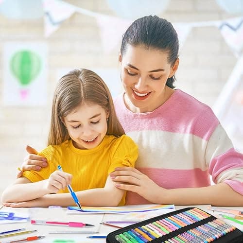 120 Pack Glitter Gel Pens Set, ZSCM 60 Colors Glitter Pens With 60 Refills, Colored Gel Pen For Adults Coloring Books Drawing Journaling Scrapbook thumbnail 6