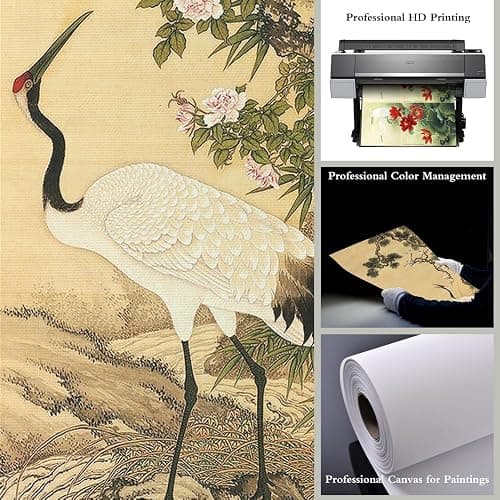 EAPEY Prints Chinese Scroll Hanging Japanese Wall Art Fengshui Painting Decor Ancient Paintings Replica thumbnail 4