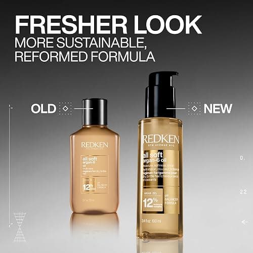 Redken All Soft Argan-6 Oil Treatment For Dry Hair - Deeply Conditions Hair, Adds Softness and Shine With Argan Oil thumbnail 2