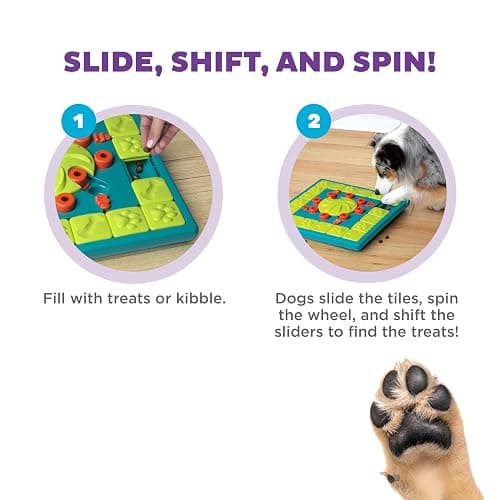 Outward Hound by Nina Ottosson MultiPuzzle – Interactive Dog Treat Puzzle Enrichment Toy, Level 4 Expert thumbnail 3