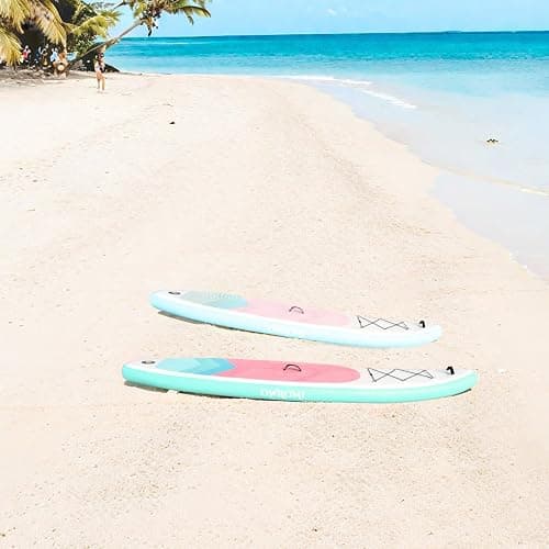 OWROMI Inflatable Stand Up Paddle Boards with Premium SUP Paddle Board Accessories, Wide Stable Design, Anti-Slip EVA Deck for Youth & Adult thumbnail 6