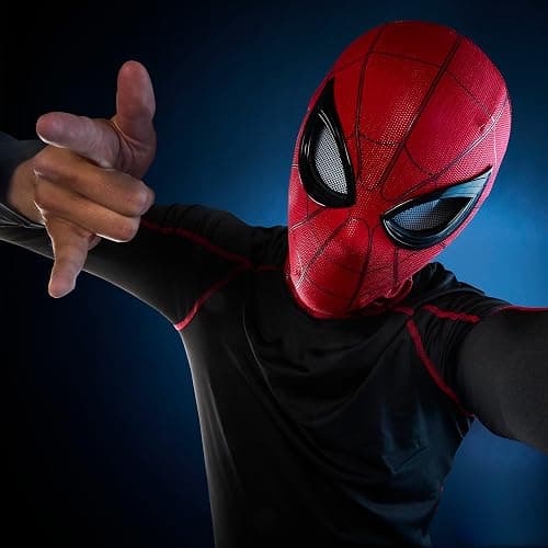 Spider-Man Marvel Legends Series Homecoming Electronic Expressive Mask, Premium Interactive Roleplay Gear for Adults thumbnail 5