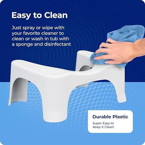 Squatty Potty Simple Curve Bathroom Toilet Stool 7" White thumbnail 11