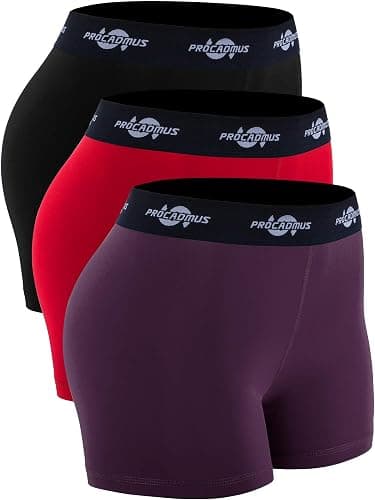 CADMUS Women's Spandex Volleyball Shorts 3" Compression Pro Shorts - Image 1