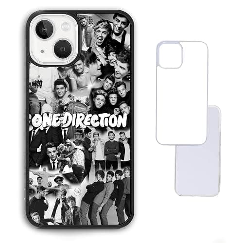 Black White Collage Photo Harry Niall Styles Horan One 1D Direction Custom Compatible With iPhone 6 7 8 SE 2020 X XR XS 11 12 13 14 15 16 16E Pro Max Plus Mini Bumper Case Custom Personalised Name - Image 1