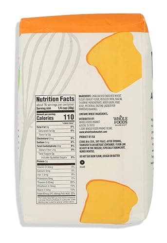 365 by Whole Foods Market, All Purpose Flour, 80 Ounce thumbnail 3