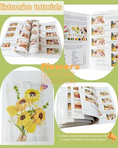YYUENG TAK 1000 Pcs Pipe Cleaners Flower Kit, 18 Colors Chenille Stems with Complete Accessory Set & Instruction, Pipe Cleaners Craft, Art and Craft Supplies, DIY Art Projects Creative Gift thumbnail 8