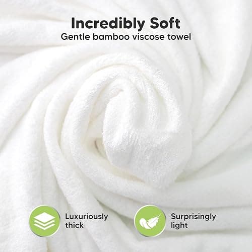 KeaBabies Hooded Baby Towel for Newborn, Baby Bath Towels (Duck, 35x35) | Viscose Derived from Bamboo, Large Baby Towels with Hood, Boys, Girls, Toddler, Soft Absorbent Baby Bath Essentials thumbnail 3