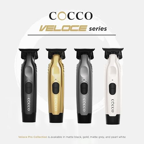 Cocco Veloce Pro Trimmer, Digital Gap Ambassador DLC Blade Edger, High-Torque Brushless BLDC Motor, Cordless, All-Metal Design, Lithium-Ion Battery, Charging Base Included, thumbnail 7