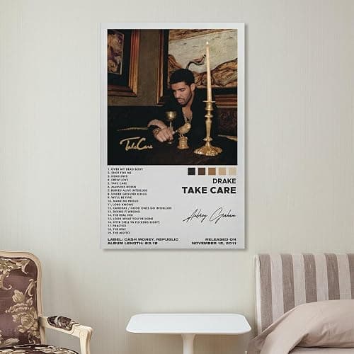 WILsem Take Care Album Cover Canvas Art - Rapper Music Posters for Wall Decor, Bedroom Aesthetic - 12x18 inch (30x45 cm) Unframe-style thumbnail 7
