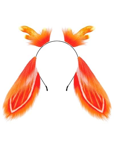 ZFKJERS Realistic Furry Animal Ears Headband Fantasy Creature Ears Adult Cosplay Accessory for Halloween - Image 1
