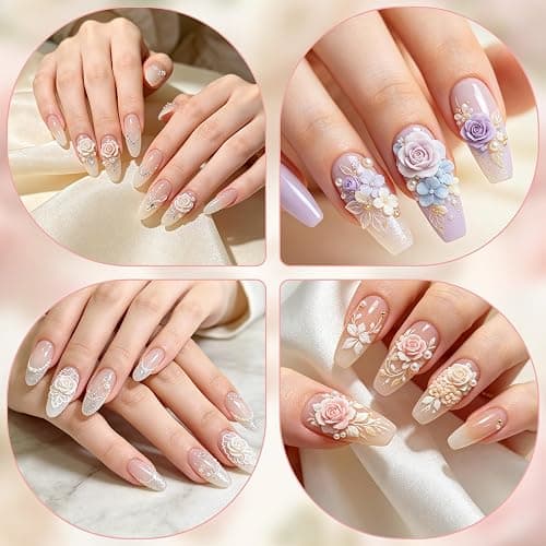 3pcs Nail Art Sculpting Tools, 3D Nail Gel Sculpting Tool Set | Double-Head 3D Gel Nail Art Sculpting Tools Set DIY Manicure Supplies Suitable for Home and Salon Supplies thumbnail 7