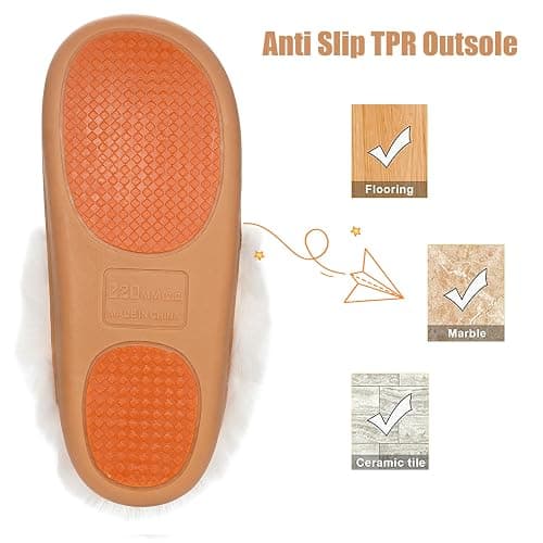 Dokela Kids Slippers Girls Boys Fuzzy House Slippers Winter Warm Soft Plush Lined Memory Foam House Shoes Slip On for Home Bedroom Indoor Outdoor thumbnail 4