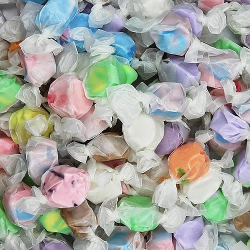 Sarah's Candy Factory Salt 16 Oz Water Taffy Assorted Taffy-Chocolate, Huckleberry, Peppermint, Banana, Vanilla, and more! Kosher and Gluten Free in Resealable Bag, 1 Lb thumbnail 3
