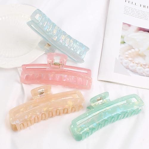 Jayongnee Nonslip French Large Hair Clips for Women Girls, Strong Hold Hair Jaw Clamps for Thin/Medium Thick Hair thumbnail 2