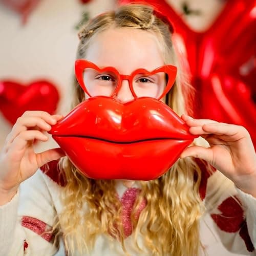Suwimut Red Mouth Telephone, Wired Novelty Cute Sexy Lip Phone, Gift Real Corded Cartoon Shaped Landline Phone Desk Corded Phones for Home Hotel Office Shop Party Decor thumbnail 6