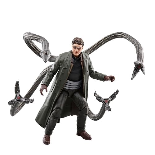 Marvel Legends Series Doc Ock, Spider-Man: No Way Home Collectible, Deluxe 6-Inch Action Figure, 4 Accessories, Ages 4 and Up thumbnail 4