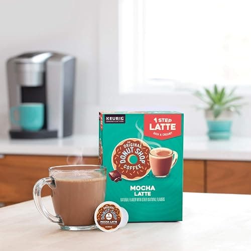 The Original Donut Shop Mocha One-Step Latte, Single Serve Coffee K-Cup Pod, Flavored Coffee, 20 Count thumbnail 7
