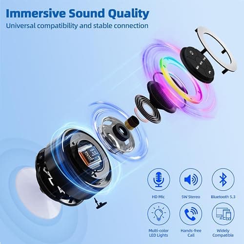 ANLEDDA Shower Speaker Bluetooth Waterproof thumbnail 4