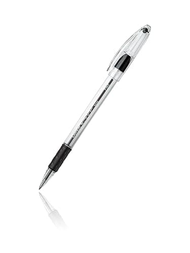 Pentel RSVP Ballpoint Pen, Fine Line, (0.7mm), Black Ink, Pack of 2 (BK90BP2A) - Image 1