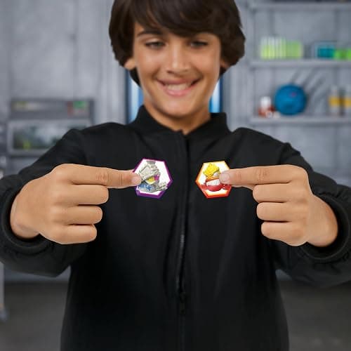 MrBeast Lab Swarms Series 3, Hyper Fusion Series, 14 Pack Collectible Micro Beasts, 14 Collectible Stickers & 4 Fusion Caps to Build Out Your Own MrBeast Lab - Milk Bones thumbnail 6