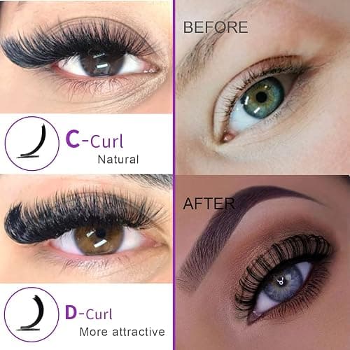 10Pairs 3D Russian Strip Lashes - DD Curl Lash Strips, Mink Eyelashes - Fluffy, Wispy & Natural Look thumbnail 6