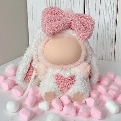 2026 New 17cm (6.7 inch) Fashion Doll Clothing Set. Cute Big-Eared Rabbit-one-Piece Suit. Perfect for Styling Your Fashion Doll thumbnail 3