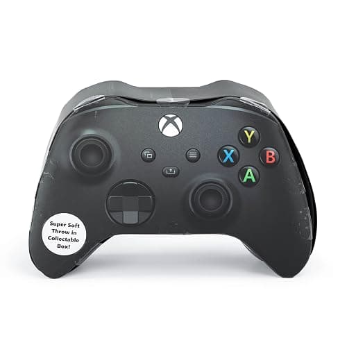 Jay Franco Xbox Throw Blanket with Game Controller Gift Box - Plush Throw Measures 46 x 60 Inches - Kids Super Soft Special Edition Fleece Gamer Bedding thumbnail 5