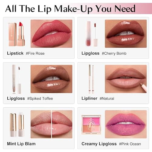 Color Nymph Makeup Kit for Teen Girls Full Makeup Set with Train Case Pink | Beginner Makeup Kit for Teens, 17pcs Makeup Set, Makeup Train Case Pink, Removable Make Up Kits for Travel, Touch-ups, Vegan thumbnail 6