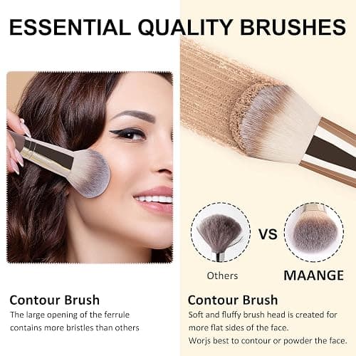 ⭐️Champagne makeup brushes pack thumbnail 4