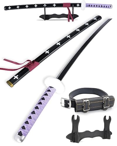 Cold Blade Katana Sword - 41 inches Katana Replica with Holster Belt and Display Stand - Sword with Authentic Design - Image 1