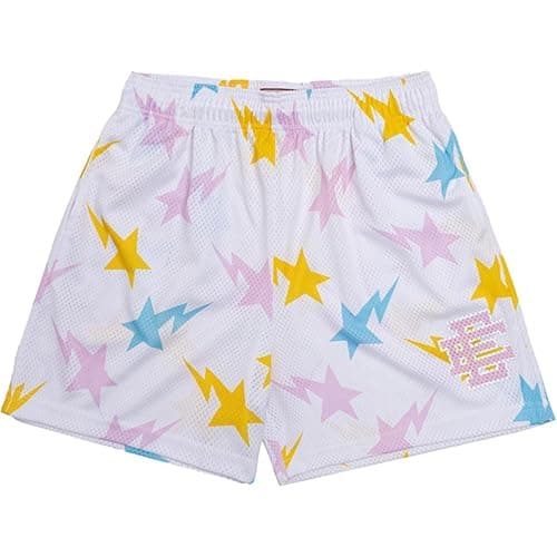 Summer Cool Casual Shorts, Mens Graphic Basketball Shorts - Image 1