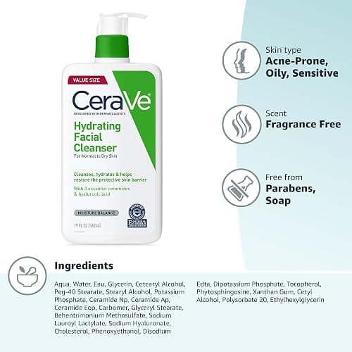 CeraVe Hydrating Facial Cleanser thumbnail 11