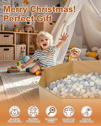 Foldable Ball Pits for Kids and Pets - Versatile Toddler Pool and Cat Ball Pit - Perfect for Girls and Boys Indoor and Outdoor Play Ball Pit - Easy to Assemble and Storage(Balls Not Include) thumbnail 7