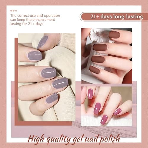 JODSONE Gel Nail Polish Kit with U V Light 32 Color Soak Off Base&Top Glitter Coat Gel Polish for DIY Manicure Lovers thumbnail 4