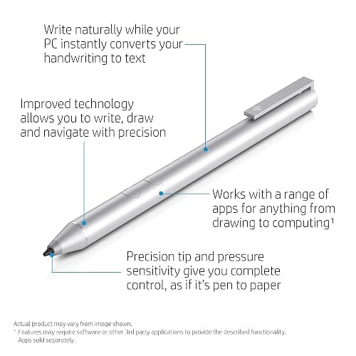 HP Digital Pen for Touchscreen Computers, Laptops and Tablets (Natural Silver) thumbnail 4