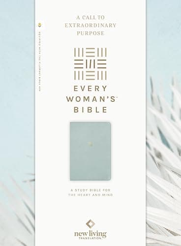 NLT Every Woman’s Bible, Filament Enabled (LeatherLike, Sky Blue, Red Letter) thumbnail 3