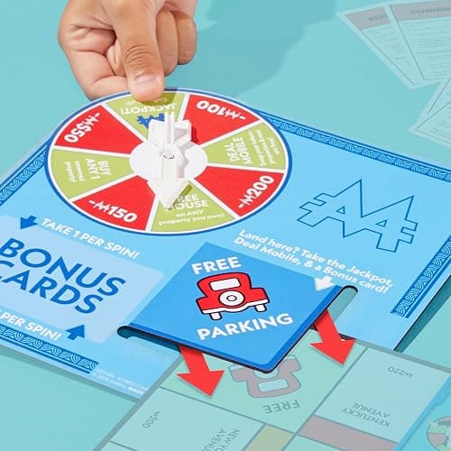 Monopoly Free Parking Jackpot Expansion | Add More Fun to Classic Monopoly Game and Play Faster | Ages 8+ | 2-6 Players | 40 Mins. | Family Board Games | Kids thumbnail 2