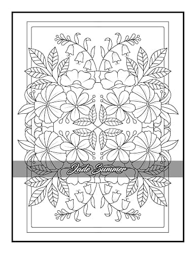 100 Flowers: An Adult Coloring Book with Bouquets, Wreaths, Swirls, Patterns, Decorations, Inspirational Designs, and Much More! thumbnail 26