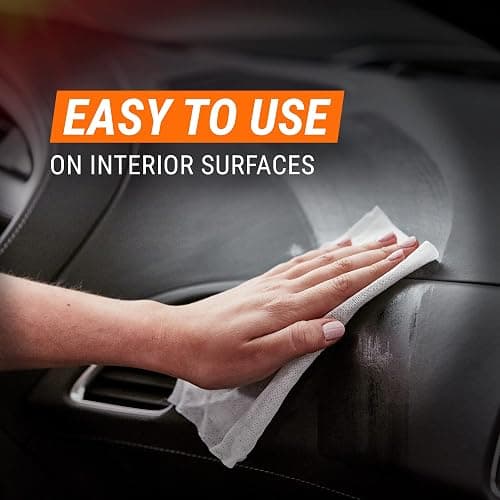 Armor All Interior Car Cleaning Wipes, Canister, Powerful Cleaning for Dashboards, Vinyl, Clear Plastics, Carpet and Fabric, 25 Count (Pack of 2) thumbnail 8