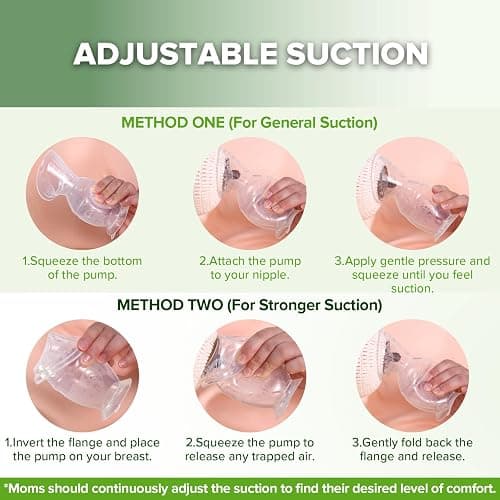 haakaa Manual Breast Pump with Suction Base and Silicone lid Set 4oz/100ml thumbnail 5