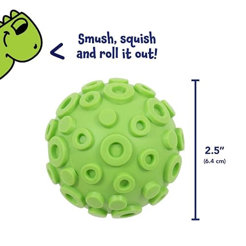 READY 2 LEARN Paint and Dough Texture Spheres, Set of 4 | Patterned Ink, Dough and Paint Stamps for Ages 2+, Mix and Match Colors and Patterns thumbnail 3