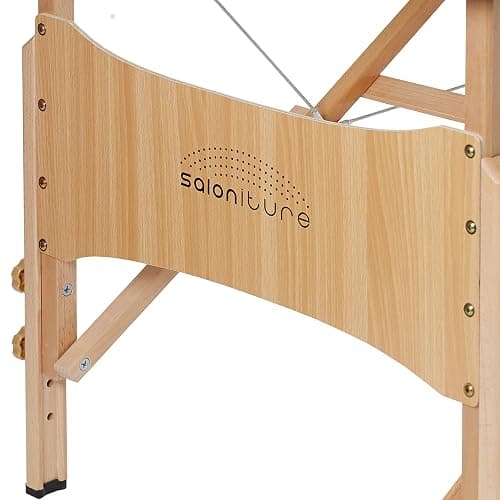 Saloniture Basic Portable Folding Massage Table - Black thumbnail 6