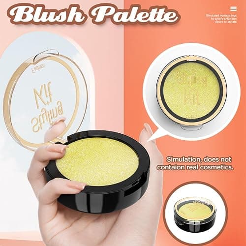 Fake Makeup Kits for Girls Toys 3 4 5 Years Old, Pretend Makeup Toys for Girls Birthday Gifts 3-5 Years Old (Black) thumbnail 6