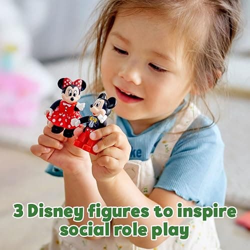 LEGO DUPLO Disney Mickey & Minnie Mouse Birthday Train Toy - Building Blocks for Toddlers, Ages 2+ - Pretend Play Learning Toy for Girls & Boys - Gift for Birthday - 10941 thumbnail 6